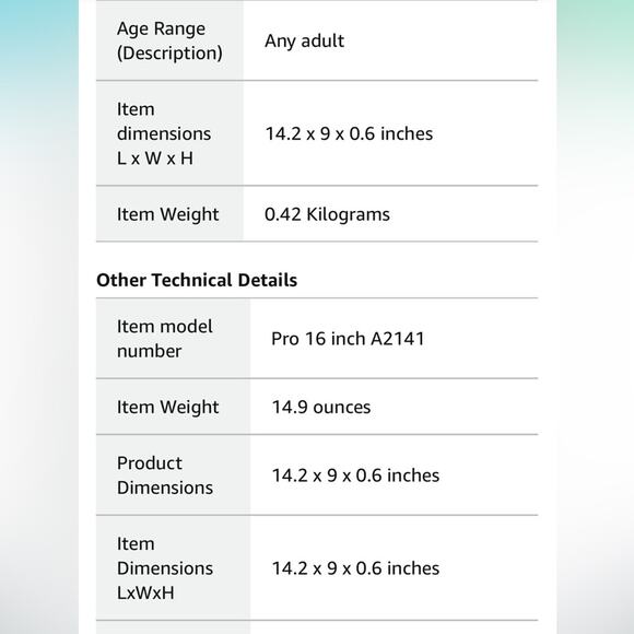 MacBook Pro Case for 2019-2020 Release Model A2141 - Picture 16 of 16